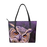 MATERIAL:This tote bag is crafted from premium PU leatherette - water-resistant breathable and naturally supple - with reinforced base and side panels to hold shape whether carrying laptop books water bottle or beach essentials. PROPER SIZE: This lap...