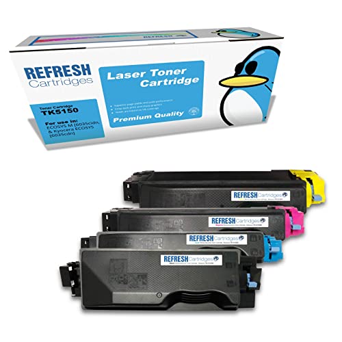 Image of Refresh Cartridges Remanufactured Toner Cartridge Replacement for Kyocera TK-5150 (Multi-Colour)