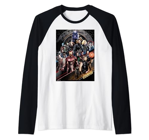 T-shirt Avengers Infinity War raglan homme et femme contre les vêtements basiques
