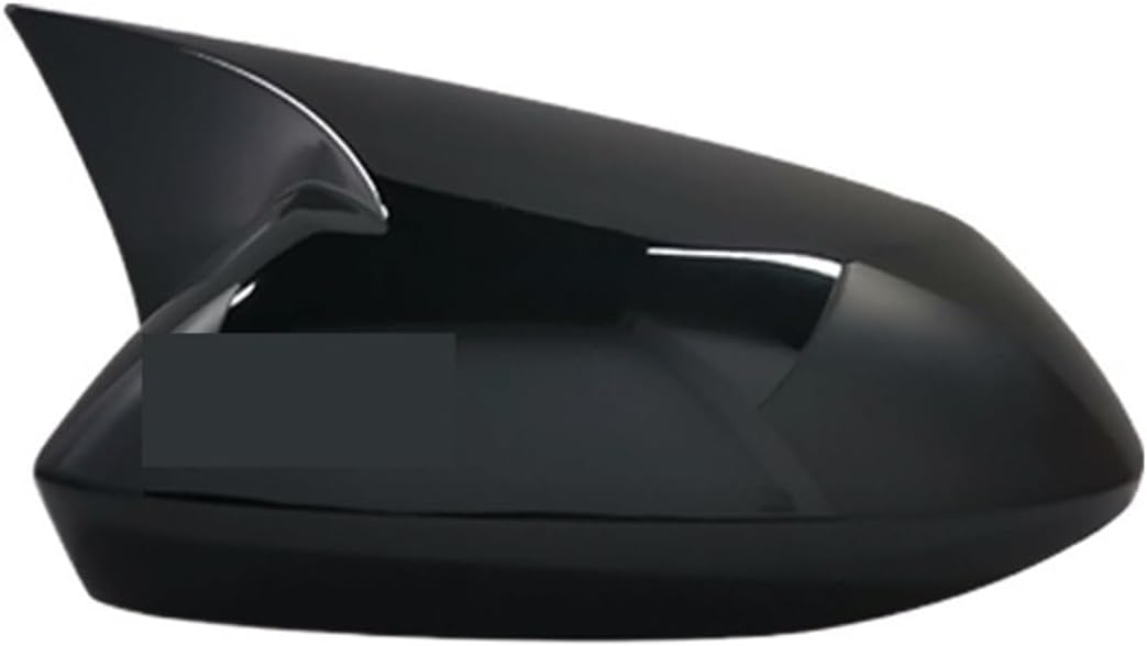 2pcs Rearview Bright Black Mirror Cover Caps Fit for Toyota Fit for Corolla 2019 2020 Rearview Mirror Cover (Color : Black-Right, Size : 1)