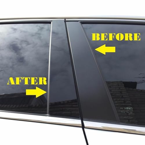 Postes de pilar para Nissan Sentra 2013-2019, protector elegante de columnas de ventana 4