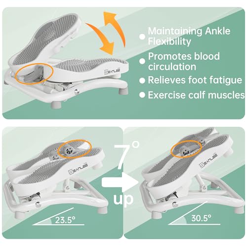Image of seanleecore Calf Stretcher - Slant Board Stretching for Plantar Fasciitis & Achilles Tendonitis, Feet Mobility,Under Desk Stepper Leg Exerciser with Foot Massage for Exercise& Physical Therapy