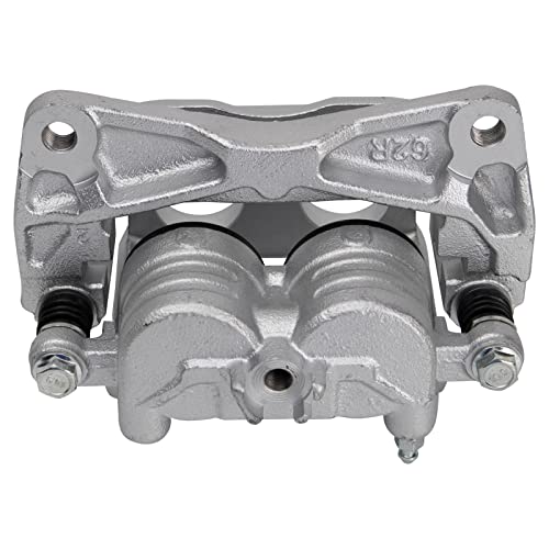 Image of TRQ Front and Rear Brake Caliper Set Zinc Coated Brackets Hardware Compatible with 2005-2006 Saab 9-2X 2004-2007 Subaru Impreza