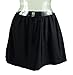 COCOSHIP Black Women's Plus Size Solid Elegant A-line Skirted Bikini Bottom Skirt Swimdress 20(FBA)