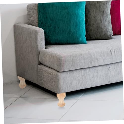 4 pieds de meuble en bois pour commode et table basse - 4