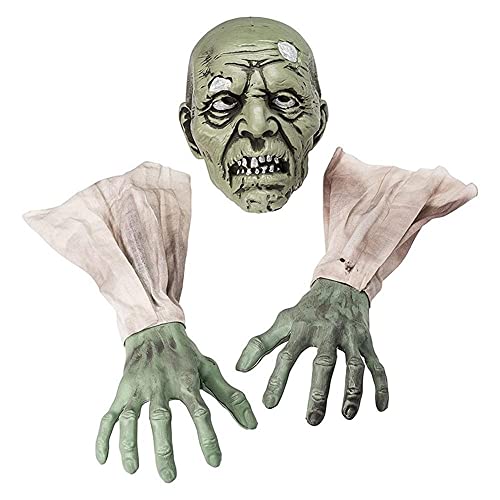 Bmaller Halloween Outdoor Decorations Safe Convenient And Fun Halloween Horror Props Haunted House Decoration Skull Ghost Head Little Hanging Ghost #TOP5