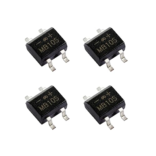 Ponte retificadora MB10S 1000V 0.5A SMD SOIC-4-4 peças