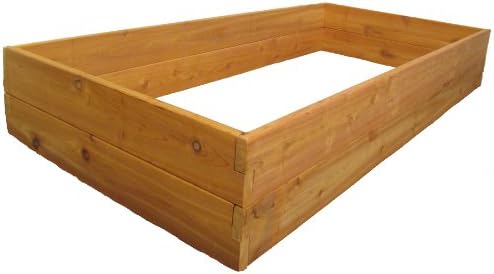 Infinite Cedar Premium Cedar Raised Garden Bed - 3' x 6' x 11" - ...