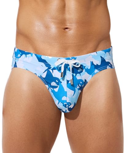 Arjen Kroos - Arjen Kroos Mens Swim Briefs - Sexy Printed Bikini Bathing Swimsuit - Best Deal on Amazon