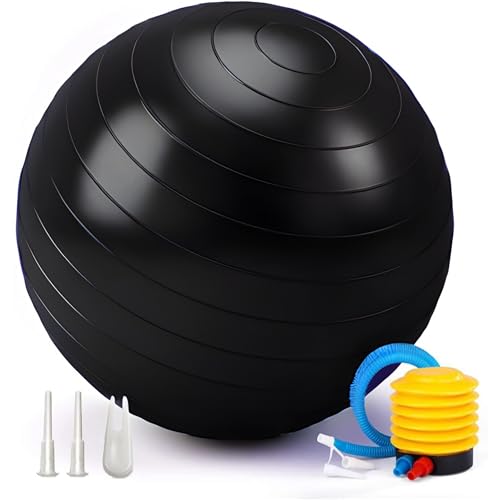 Exercise Ball 65cm 55cm 75cm, Anti-Burst Extra Thick Birthin