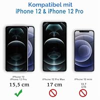 JETech Schutzfolie für iPhone 12/12 Pro, 3 Stück – Ansicht 2