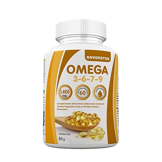 Omega 3 6 7 9, 90 perlas enriquecidas con aceite de lino, onagra, oliva, germen de trigo y nueces de Macadamia, beneficioso para el corazón, vista y cerebro, novonatur