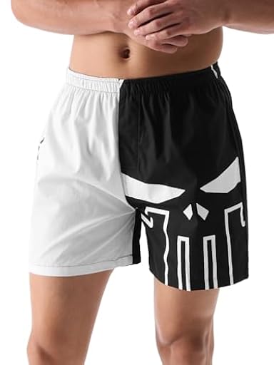 The Souled Store Calzoncillos tipo bóxer oficiales de Marvel para hombre y niño, estampado gráfico en blanco y negro, Rojo, Medium | Ya disponible en tu tienda friki favorita! En mundofriki.es!