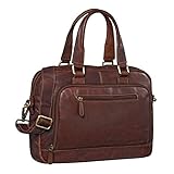 STILORD 'Catherine' Elegante Businesstasche Damen aus hochwertigem Vintage Leder vom jungen Markenhersteller | Notebooktasche Damen für 13.3 Zoll Mac Book und DIN A4 Dokumente