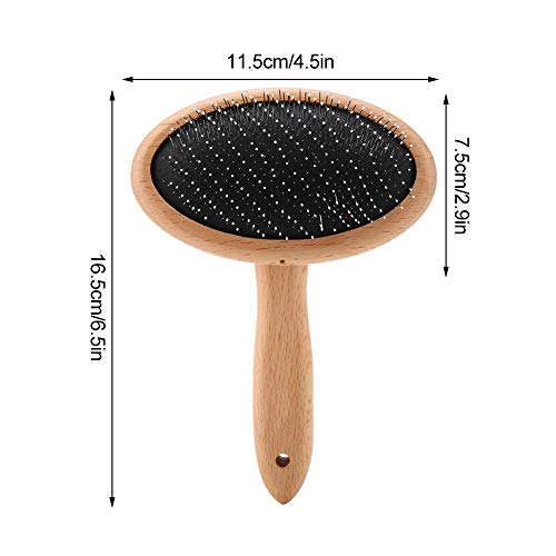 Pet Slicker Brush pettine in acciaio inox Pin