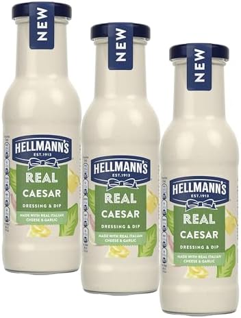 Hellmann's Ceasar Salad Dressing, 250 ml (Pack of 3)