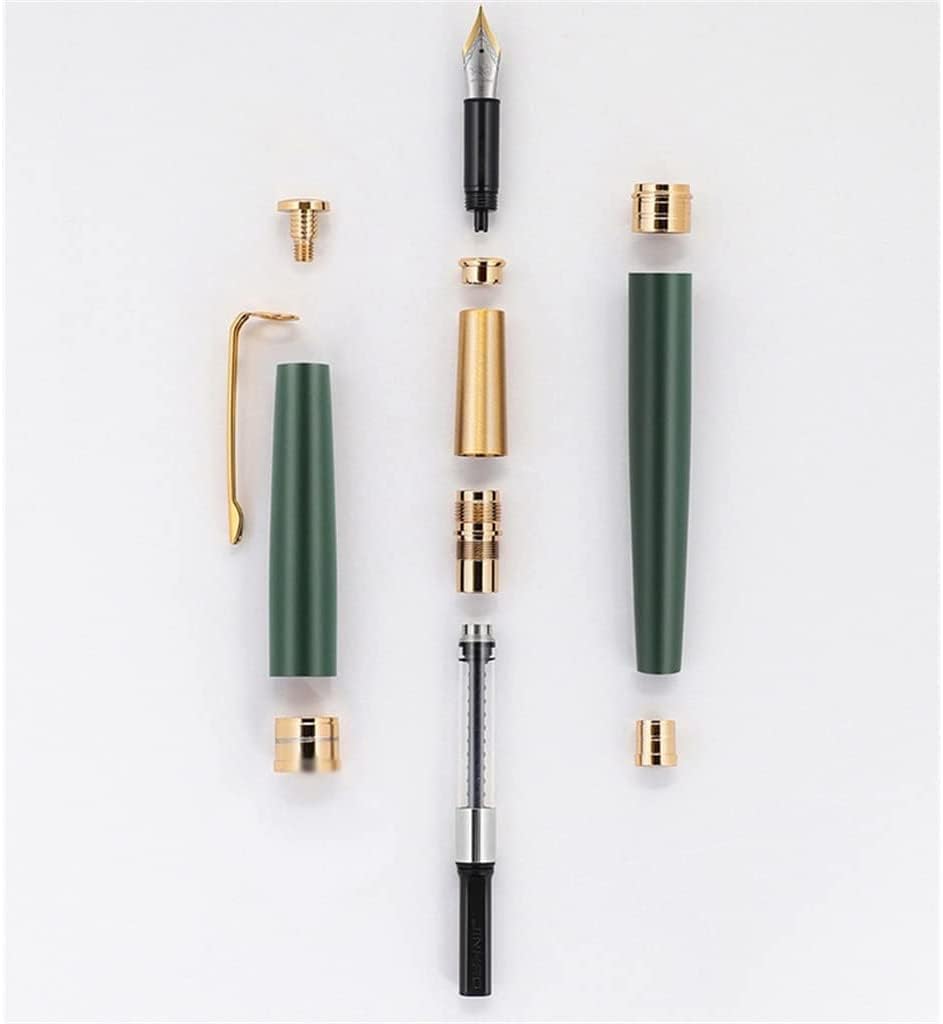 万年筆、万年筆、グリーン ビジネス オフィス万年筆学生学校文具用品インク ペン
