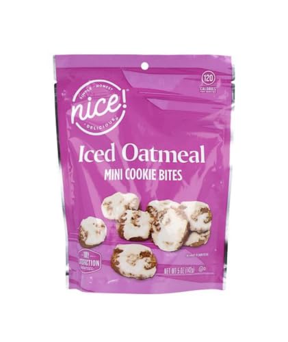 Nice! Iced Oatmeal Mini Cookie Bites, 142g