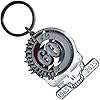 Rock Off officially licensed products Grateful Dead 60th Anniversary Skull Keyring Keychain One Size #1