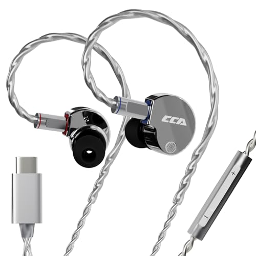 CCA Phoenix �C���C���[���j�^�[�w�b�h�t�H�� ? �f���A���}�O�l�b�g�_�C�i�~�b�N�h���C�o�[IEM HiFi�N���A�T�E���h&�d�ቹ�A�t�����^���v���t�F�b�V���i���Q�[�~���O�C���z�� �~���[�W�V�����A�̎�A�I�[�f�B�I�t�@������(USB C�v���O)