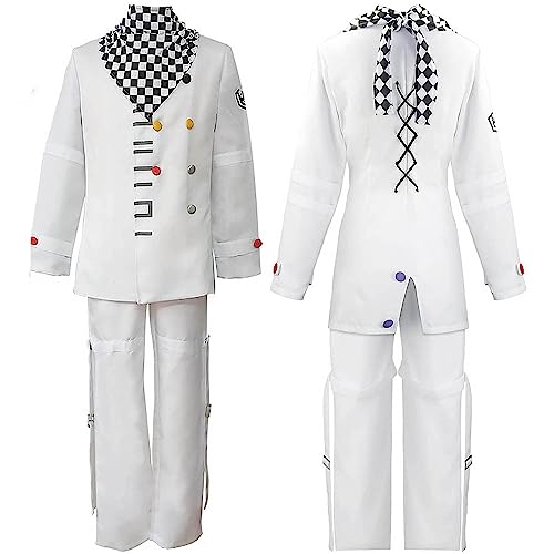 bbganlian Anime Danganronpa V3 Kokichi Oma Cosplay Costume Tenue Nanami Chiaki Jeu de Rôle Uniforme Ensemble Complet Halloween Carnaval Habiller avec Chapeau Perruque pour Hommes (XL) – vue 4