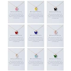 9Pcs White Card Butterfly