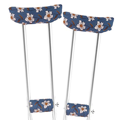 Crutch Pad Crutch Underarm Pads Crutch Hand Grip Covers Crutch Cover Washable (1 Pair) Onesize Multi-Color (Color Cp11) #TOP1