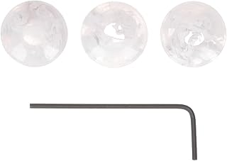 ERINGOGO 1 Set Guitar Potentiometer Rotate Button Potentiometer Guitar Volume Control Knobs Potentiometer Control Knob Plastic Brass Knob Bass Knob Knob Tuning Alloy White to Rotate