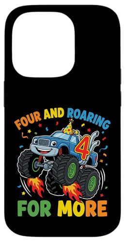 Four and Roaring for More Truck 4�΂̒a���� �X�}�z�P�[�X iPhone 14 Pro �p