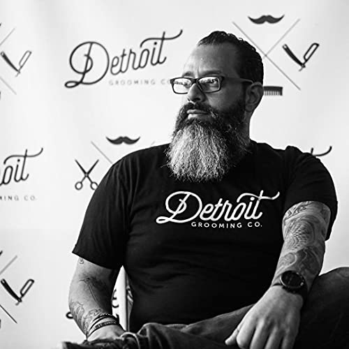 Detroit Grooming Co. Beard Conditioner With Biotin - Traverse City Cherry Tobacco Scented - Beard Softener & Beard Conditioner For Men, Plant-Based Formula Beard Balm & Beard Moisturizer - Promotes Growth & Tames Beard - (8Oz) #TOP4