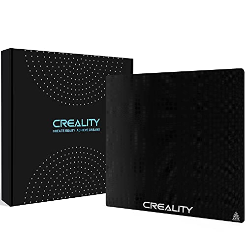 Creality Ender 3 Glass Bed Upgraded Platform For Ender 3 S1/ Ender 3 / Ender 3 Pro/Ender 3 V2/ Ender 5/ Ender 5 Pro, 3D Printer Tempered Glass Build Plate Surface 235X235X4Mm #TOP28