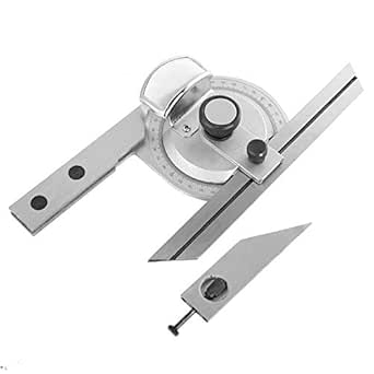 Universal-Winkelmesser Aus Edelstahl – Präzise Messung Von 0 Bis 180 Grad