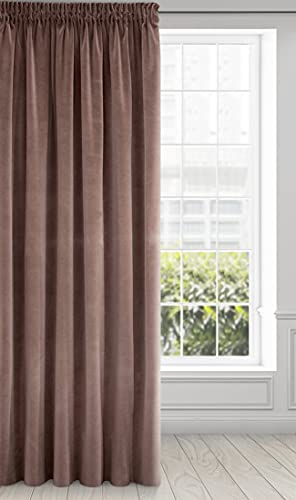 Eurofirany KRISTI Velvet Curtain with Rufflette Tape, 1 pc. Thermal Curtain - Image 2