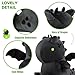 Ditucu Cute Dragon Plush Stuffed Animal Plushies Toys Super Soft Dolls Birthday Gifts for Kids Girls Boys Black 12 inch