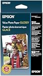 Epson S400034 Value Photo Paper Glossy 4 X 6, 100 Sheets Ink