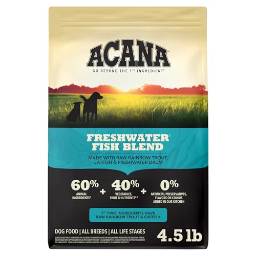 ACANA Grain Free Dry Dog Food Freshwater Fish Recipe 4.5lb