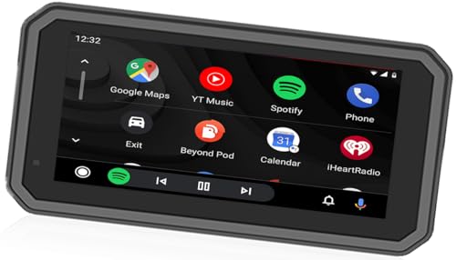 2026 FancyTiger 6" CarPlay HD Touchscreen Fit for BMW Motorcycles, Native Wonder Wheel, Bluetooth, GPS Navigation, 1200 Nits, IP69K Waterproof, Plug&Play, Light Sensor, Wireless Android Auto/Siri/TPMS