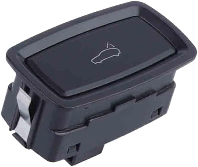 Rear Boot Trunk Lock Opener Switch Tailgate Rear Trunk Switch Button for Porsche Cayenne Macan 2011-2016, 2015-2021, Black, Push Button, Manual, 1-way, Flush Mount, 1 Count