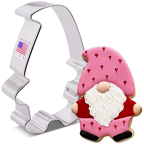 Gnome Cookie Cutter, 4" Made In Usa By Ann Clark #TOP2