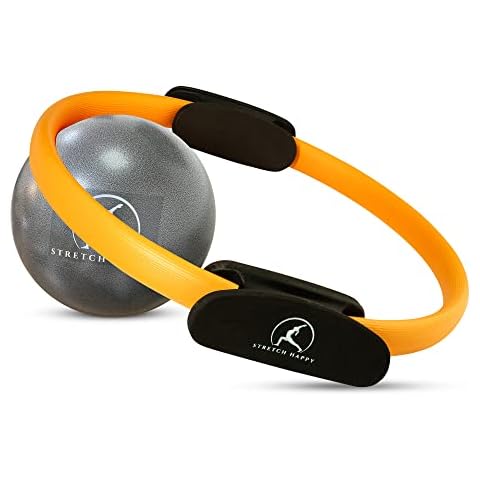 Stretch Happy Pilates Ring and Ball Set Cover
