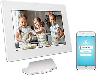 PhotoSpring (16GB) 10 inch WiFi Cloud Digital Picture Frame - Battery, Touch Screen