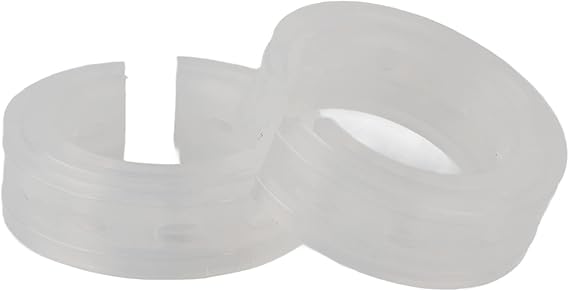 EVGATSAUTO Absorber Spring Bumper, 2pcs Universal Transparent Car Shock Absorber Tool Retainer TPE Spring Compressor Rubber Bumper Power Buffers Power Cushion Type A-F (F)