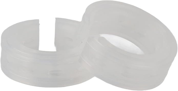 EVGATSAUTO Absorber Spring Bumper, 2pcs Universal Transparent Car Shock Absorber Tool Retainer TPE Spring Compressor Rubber Bumper Power Buffers Power Cushion Type A-F (F)