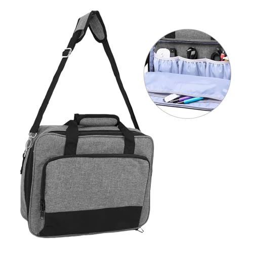 Funda para proyector con compartimentos para accesorios y correa ajustable para hombro miniatura 4