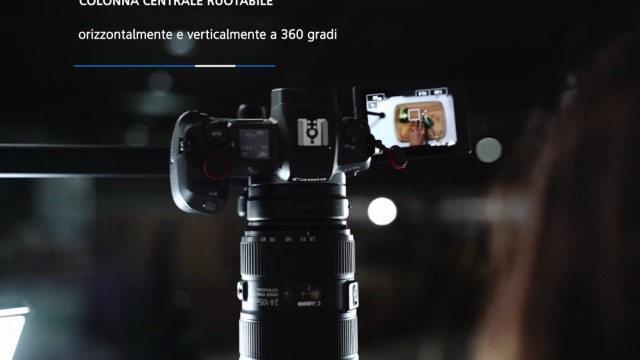 Treppiede Neewer 184 Cm Con Testa A Sfera - Per Fotocamera DSLR, Colonna Centrale Girevole, Max 15 Kg - Foto 6