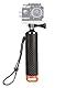 Homeet Schwimmer Handgriff Schwimmender Hand Grip Rutschfester Unterwasser Handstick Monopod Pole Selfie Stick Ergonomisch für Action Kameras 【Orange】