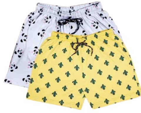 kunjus Women's Printed Lounge Shorts, Pack of 2 (Prints and Colors May Vary)-picture-10
