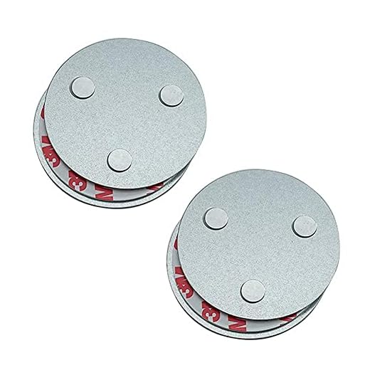 Meioro Detector De Humo Magnético Herramienta De Instalación, Rápido Y Fácil De Fijación Kit Montado En El Techo Para Alarma De Humo, Sin Necesidad De Taladro No Hay Peligro(2Pcs)