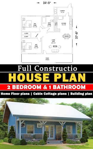Plan de construction maison 2 chambres style cabin cottage