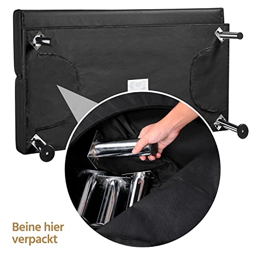 Yaheetech Schlafsofa für max. 3 Personen Gästebett Couch Sofa mit Schlaffunktion Tagesbett Bettsofa Schlafcouch Sofabett Polstersofa bis 350 kg belastbar schwarz